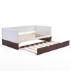 PAGED Storage Bed Queen Size Upholstered Platform Bed with 2-Drawers, Tufted Headboard, Easy Assembly, Noise Free - 4 of 4