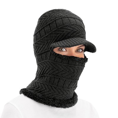 Collections Etc Brimmed Cable Knit Head Cover