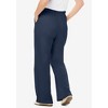 Woman Within Plus Size 7-Day Knit Wide-Leg Pant - 3 of 4