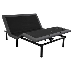 Twin XL/Queen Electric Adjustable Bed Base Frame,Head and Foot Incline,Ergonomic Full Size Bed Frame with 2 USB Ports & LED Nightlight - 1 of 4