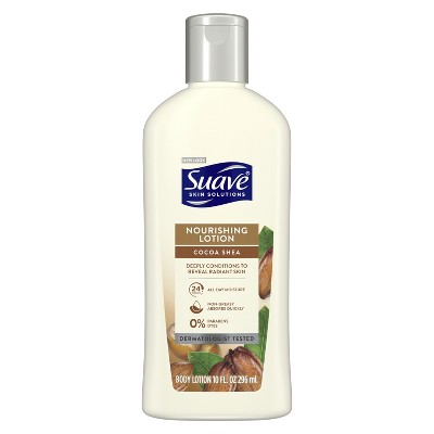 Suave Skin Solutions Body Lotion Cocoa Butter & Shea, 10 oz