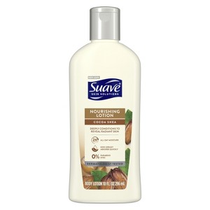Suave Skin Solutions Body Lotion Cocoa Butter & Shea, 10 oz - 1 of 4