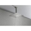 PAGED High Pressure Rain Shower Head Fixed Shower Head with Thin Showerhead and Self-Clean Nozzles for Bathroom, Locker Room - 2 of 4