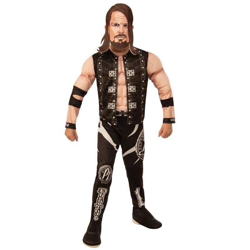Rubies WWE AJ Styles Deluxe Boy's Costume, 1 of 4