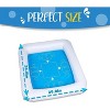 Zone Tech Inflatable Game Table with Waterproof Playing Cards - Floating Table for Pool for Adults, Family, Party, Beach Game Station Set Blue/White - 2 of 4