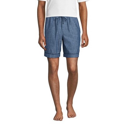 Lands' End Men's Poplin Pajama Shorts