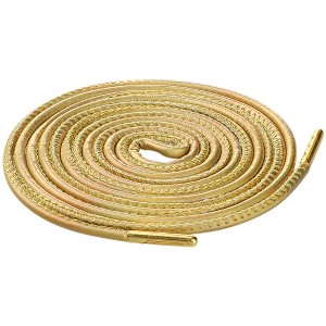 INSPIRE CHIC PU Leather Round Shoe Laces for Sneakers Boots 1 Pair - 1 of 4