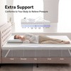 Vipbear top 2/3 inch memory foam mattress, detachable breathable cover, high-density mattress, white - 2 of 4