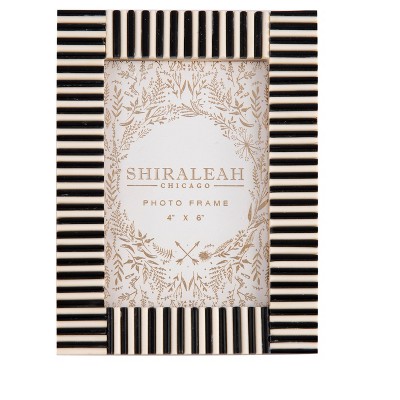 Shiraleah Paris Striped Black 4X6 Frame