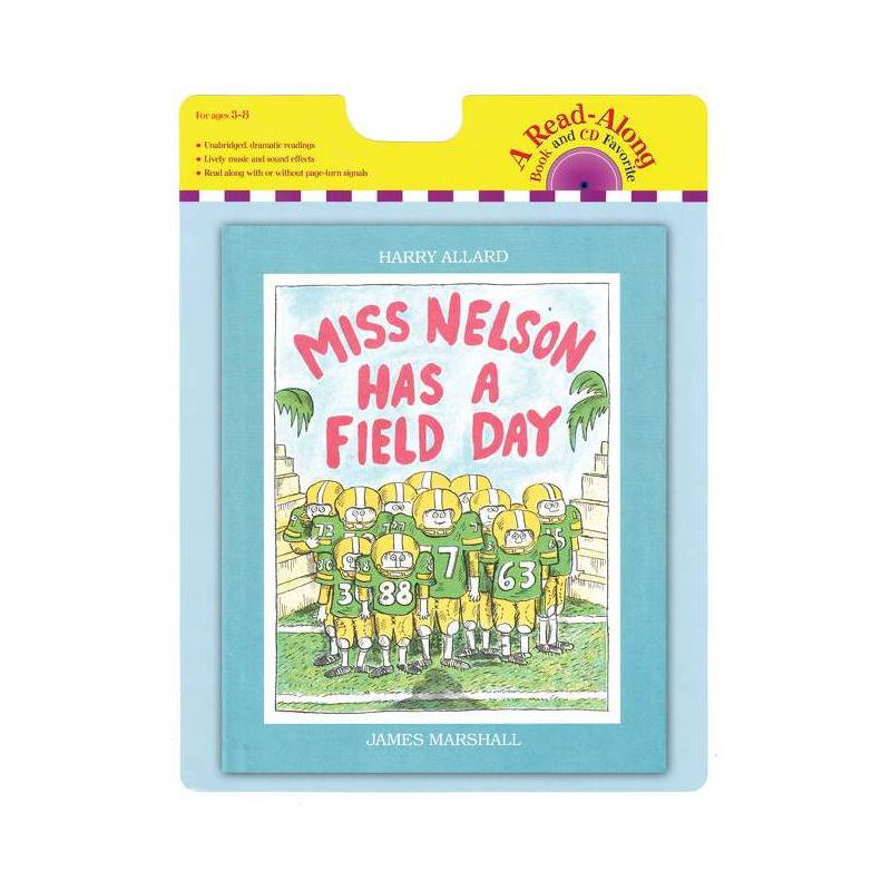 Miss Nelson Has a Field Day Book & CD - (Read-Along Book and CD Favorite) by  Harry G Allard (Paperback), 1 of 2