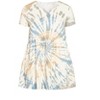 Avenue Women's Plus Size Tiered Tie Dye Dress - 4 of 4