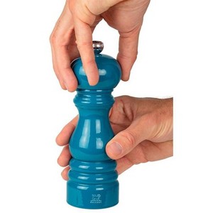 Peugeot | Paris u'Select Salt Mill, Wood, Pacific Blue, 18 cm - 7 in - 1 of 2
