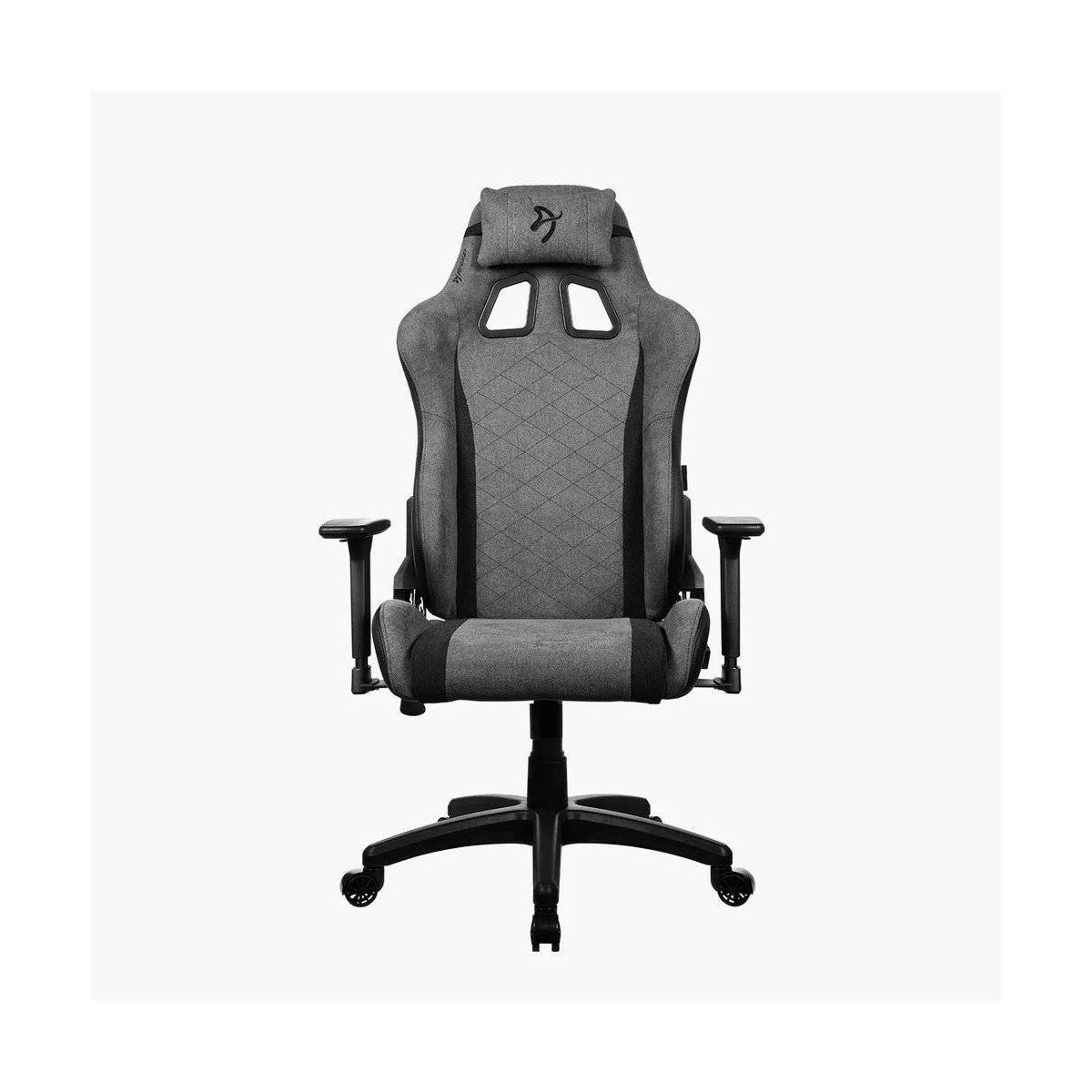 Arozzi Avanti Soft Fabric Office and Gaming Chair with Soft Neck and Lumbar Support Pillows - thumbnail 2
