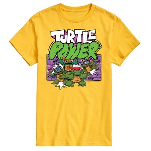 Men's - Teenage Mutant Ninja Turtles Mutant Mayhem - Turtle Power Short Sleeve Graphic T-Shirt - 1 of 4