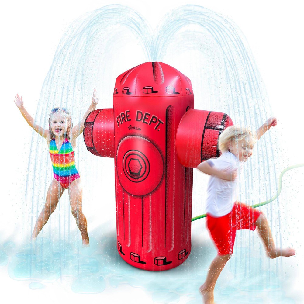 GoSports Giant Inflatable Fire Hydrant Party Sprinkler