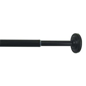 Versailles 1/2" Diameter Mini Tension Rod - Black - 1 of 1