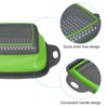 Unique Bargains Collapsible Colander Set Silicone Square Foldable Strainer Suitable for Pasta Veggies Fruits - 3 of 4