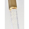 Elegant Lighting Weston 3 lights pendant in satin gold - 4 of 4