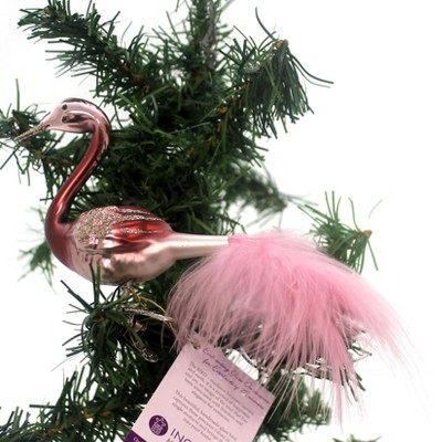 Inge Glas Romantic Swan Clip-On Ornament  -  Tree Ornaments