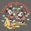 Juniors Mickey & Friends Team Holiday Cheer Sweatshirt - 2 of 3