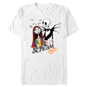 Men's The Nightmare Before Christmas Jack and Sally You are Such a Scream T-Shirt - 1 of 4