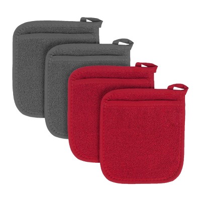 John Ritzenthaler Co. Ritz Variety 4-Pack Terry Pocket Mitt Set