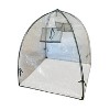 Plant Protection Domes, UV-Stabilized, 36x36x37, Weather & Pest Protection, with Galvanized Steel Hoops and Ground Pegs - 4 of 4