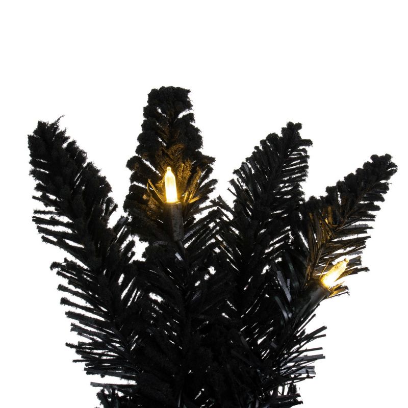 Vickerman Artifical Flocked Black Fir Collection, 4 of 7