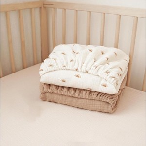 LISM 52"x28" Crib Sheets for Standard Crib Mattress set of 2 - 1 of 4