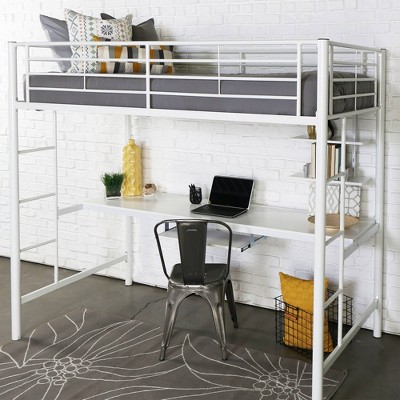 target loft bed with desk