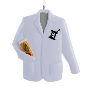 Kurt Adler Resin Ornament for Christmas Tree, Pharmacist Coat - 1 of 2