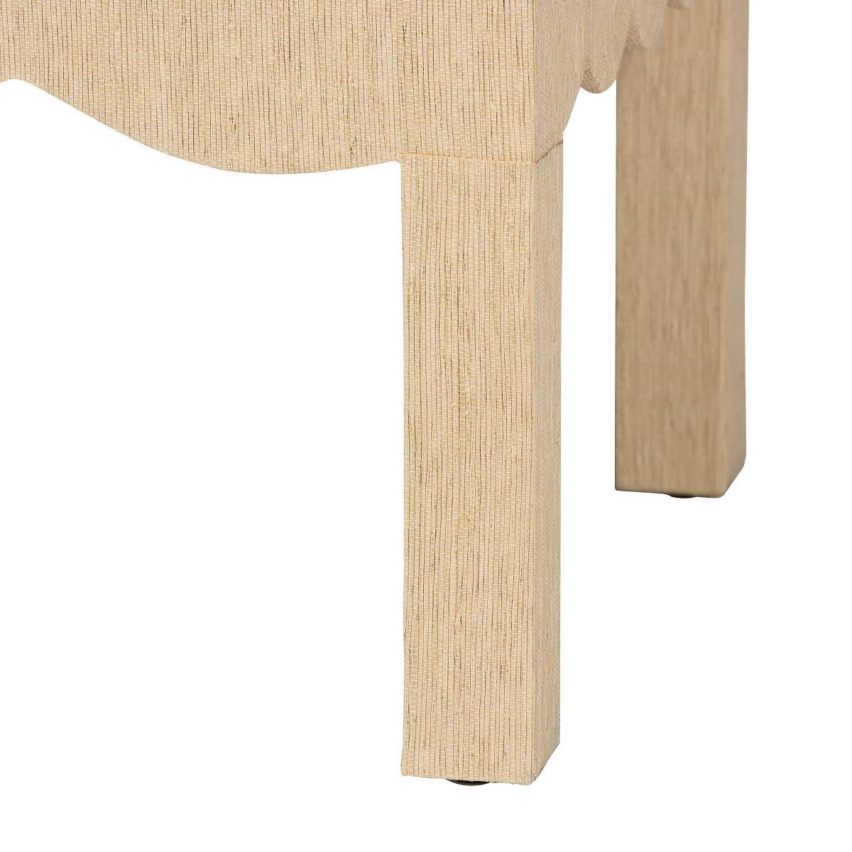 bali & pari Mason Natural Grasscloth Coffee Table Beige - thumbnail 5