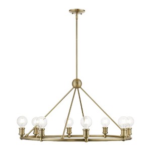 Livex Lighting Lansdale 8 - Light Chandelier in  Antique Brass - 1 of 1