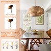 Parrot Uncle 23.6" Farmhouse Gold Chandeliers Adjustable Ceiling Light - 3 of 4