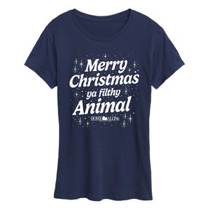 Women's - Home Alone - Merry Christmas Filthy Animal Short Sleeve Graphic T-Shirt - 1 of 4