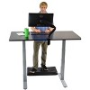 Single Monitor Arm Desk Mount Black Computer Monitor Arm Mount with 2 USB Ports Uncaged Ergonomics - 2 of 4