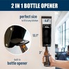 McKay Metal Can Crusher, Heavy-Duty Wall-Mounted Smasher for Aluminum Seltzer, Soda, and Bottles for Recycling - 12 oz and 14 oz Sizes - 3 of 4