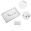 Unique Bargains Velvet 7 Slots Jewelry Trays Stackable Tray Box Showcase for Rings Earrings Studs 1 Pc - 3 of 4