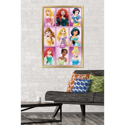 disney princess framed art