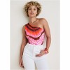 VENUS Womens Printed One Shoulder Top - 4 of 4