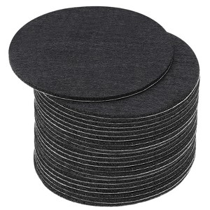 Unique Bargains Round Soft Adhesive Non-slip Anti-scratch Furniture Lamp Base Felt 20 Pcs - 1 of 3