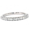 Pompeii3 3/8ct Diamond Ring Womens Stackable Anniversary 14K White Gold Band - 4 of 4