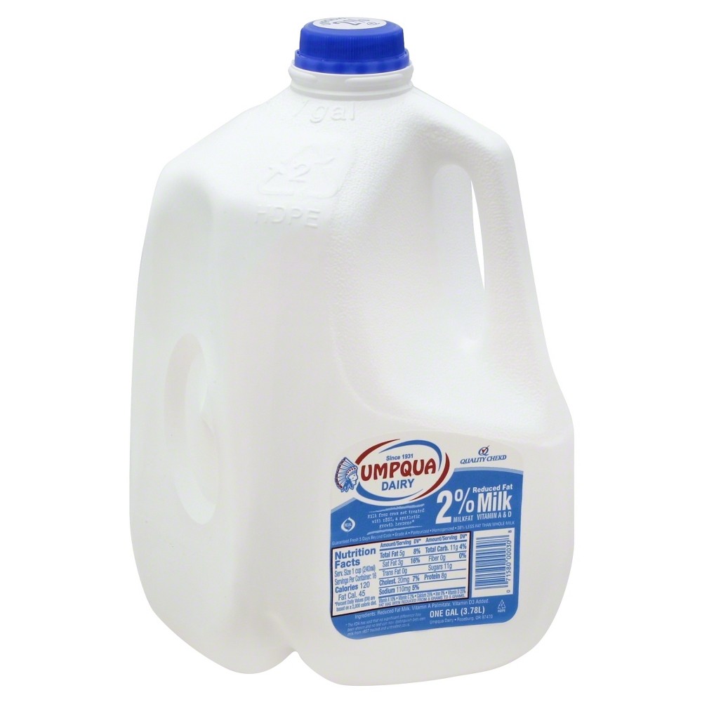 REDUCED FAT MILK 2%