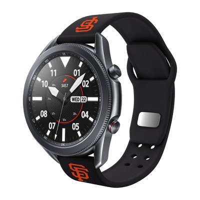 MLB San Francisco Giants Samsung Watch Compatible Silicone Sports Band - 20mm
