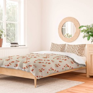 Deny Designs Holli Zollinger Vintage Floral Holli Zollinger Queen/Full Duvet and Sham Set (2-3pc Set) - 1 of 4