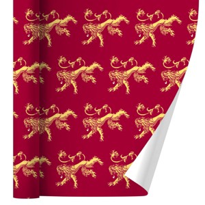 Game Of Thrones Lanister Sigil Gift Wrap 30" x 72" - 1 of 4