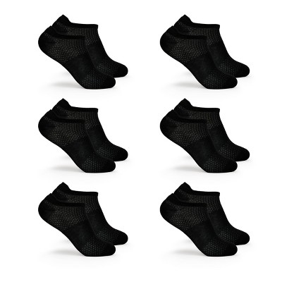 Fruit of the Loom Women's Breathable  Lightweight 6pk No Show Tab Athletic Socks 4-10