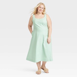 Women's Corset Midi A-Line Dress - A New Day™ - 1 of 3