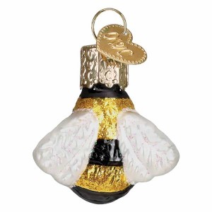 Old World Christmas 1.5 Inch Mini Honey Bee Gumdrops Collection Pollinate Tree Ornaments - 1 of 3