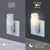 Globe Electric LED Auto On/Off Cylinder Night Light 3000K 5 Lumens: Wall Plug-In, Kids' Novelty, White, No Assembly Required - 3 of 4